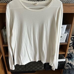 Classic Patagonia White Long Sleeve Top